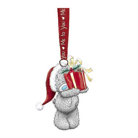 Holding Present Me to You Bear Tree Decoration £1.79